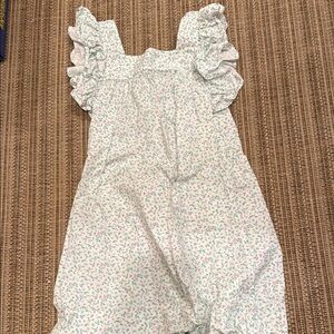 Floral Ruffle Sleeve Dress 3/4 size